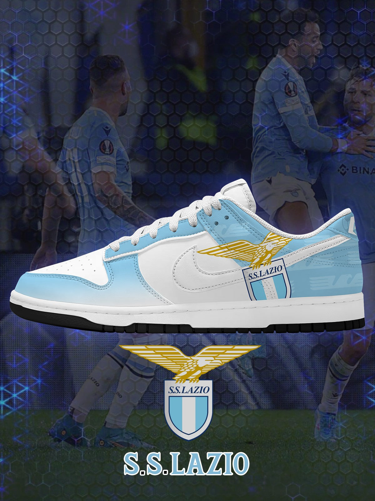 Lazio V.1 Custom Court-Low Sneakers