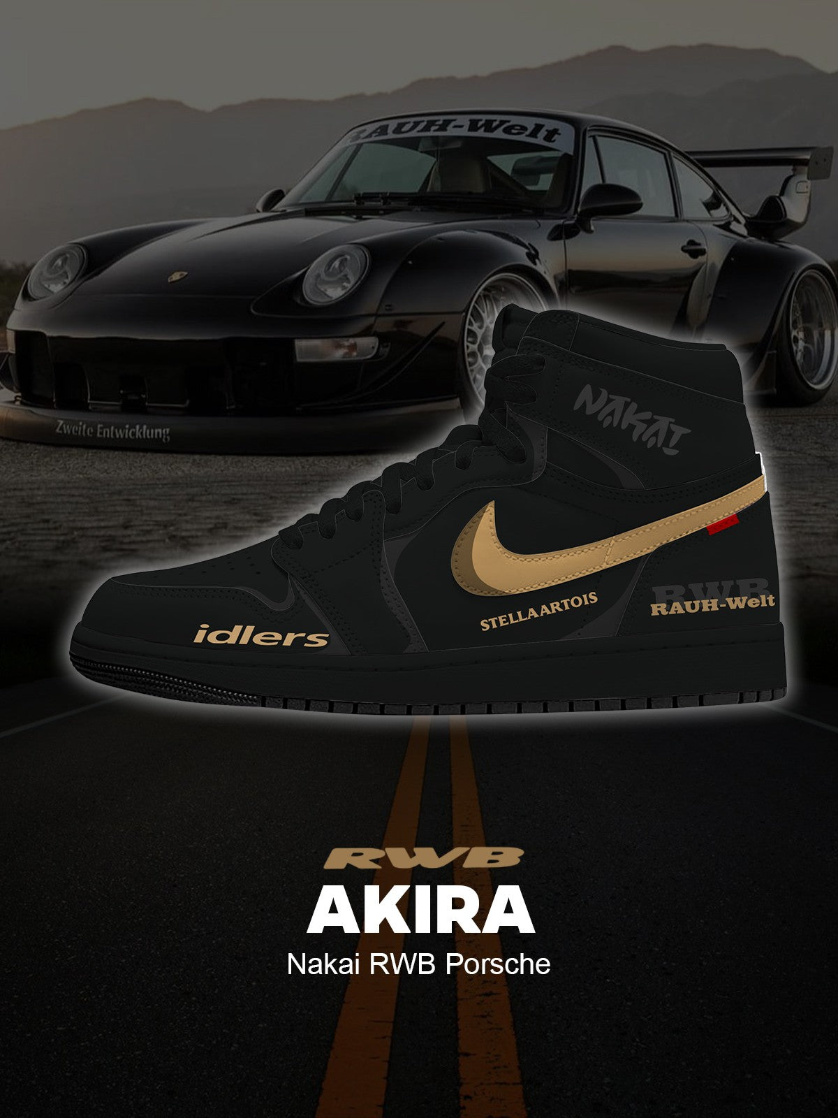 Nakai RWB V.1 Custom High-Top Sneakers