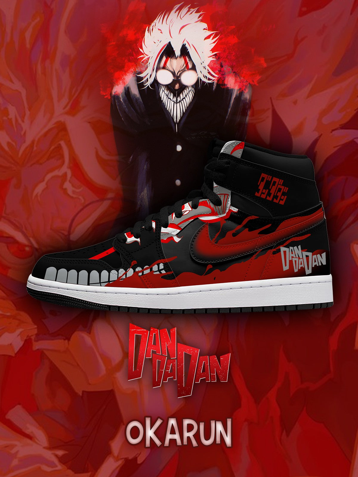 Ténis de cano alto personalizados Okarun V.1