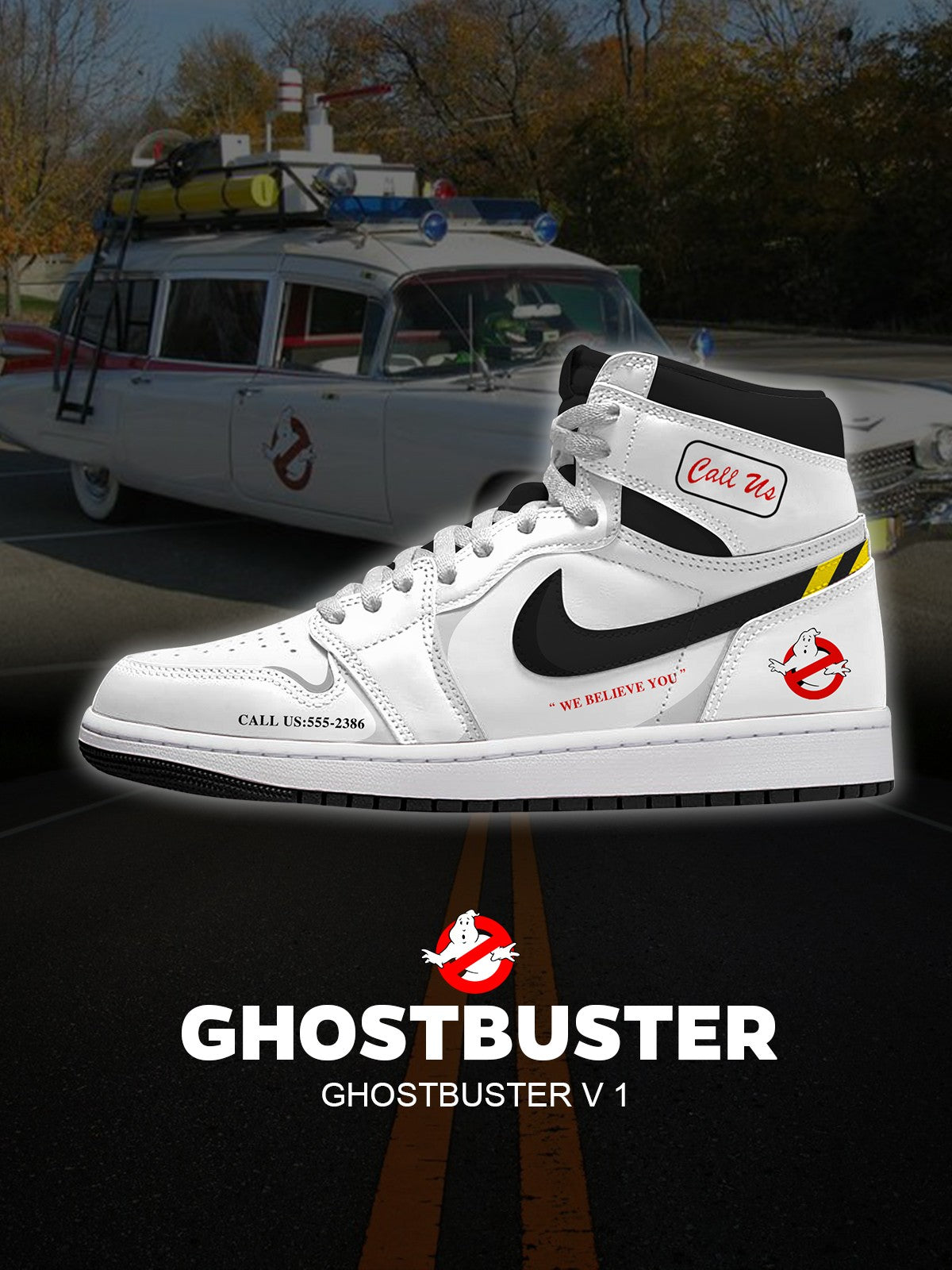 Baskets montantes personnalisées Ghostbusters V. 1
