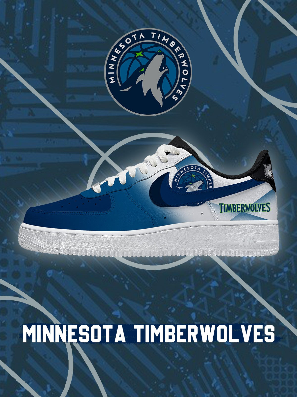 Kundenspezifische Turnschuhe Minnesota-Basketball-V.3