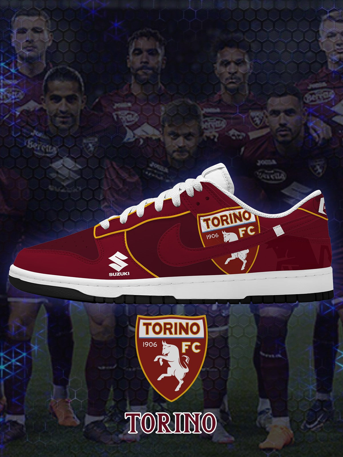 Torino V.1 Custom Court-Low Sneakers