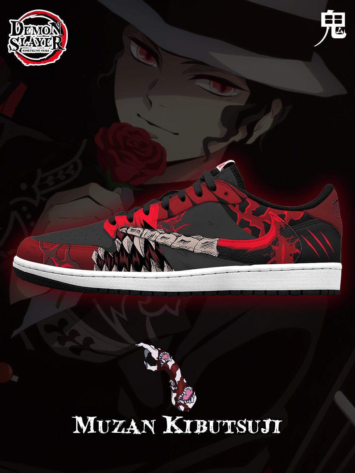 Baskets basses Muzan Kibutsuji V. 1 Custom TS