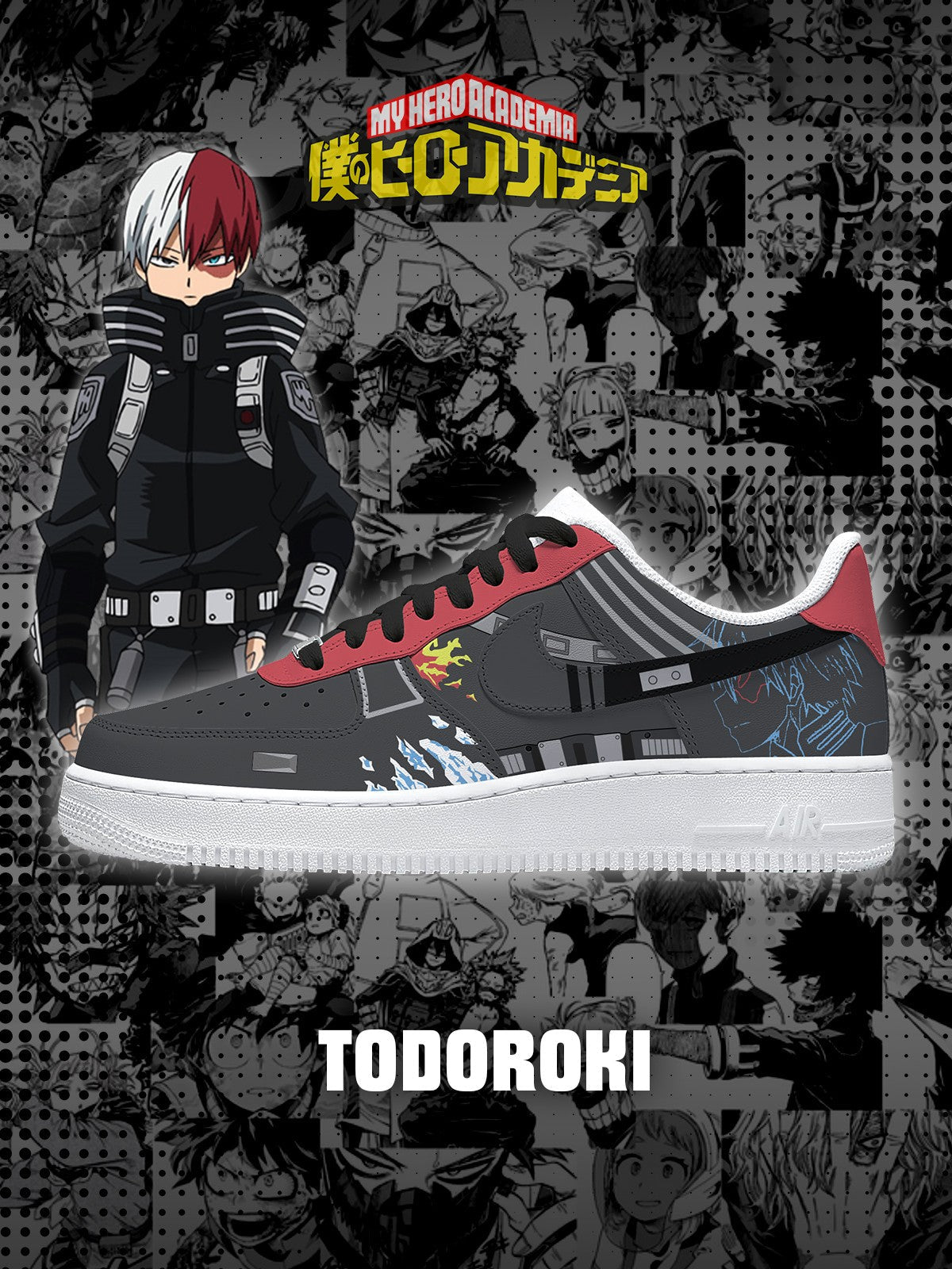 Shoto Todoroki V.1 Ténis Personalizados