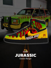 Baskets montantes personnalisées Jurassic Classic Ranger V. 1
