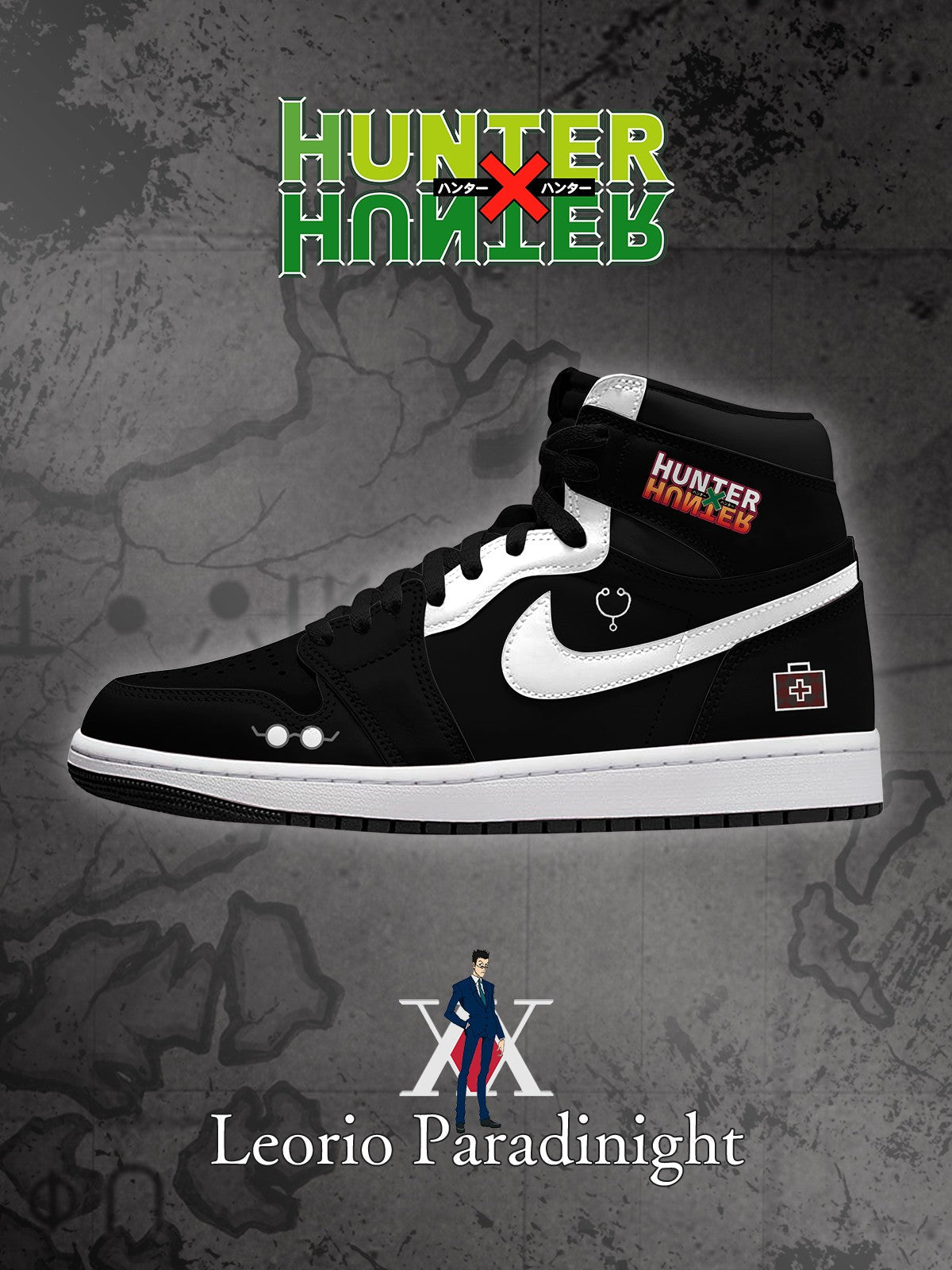 Ténis de cano alto personalizados Leorio Paradinight V.1