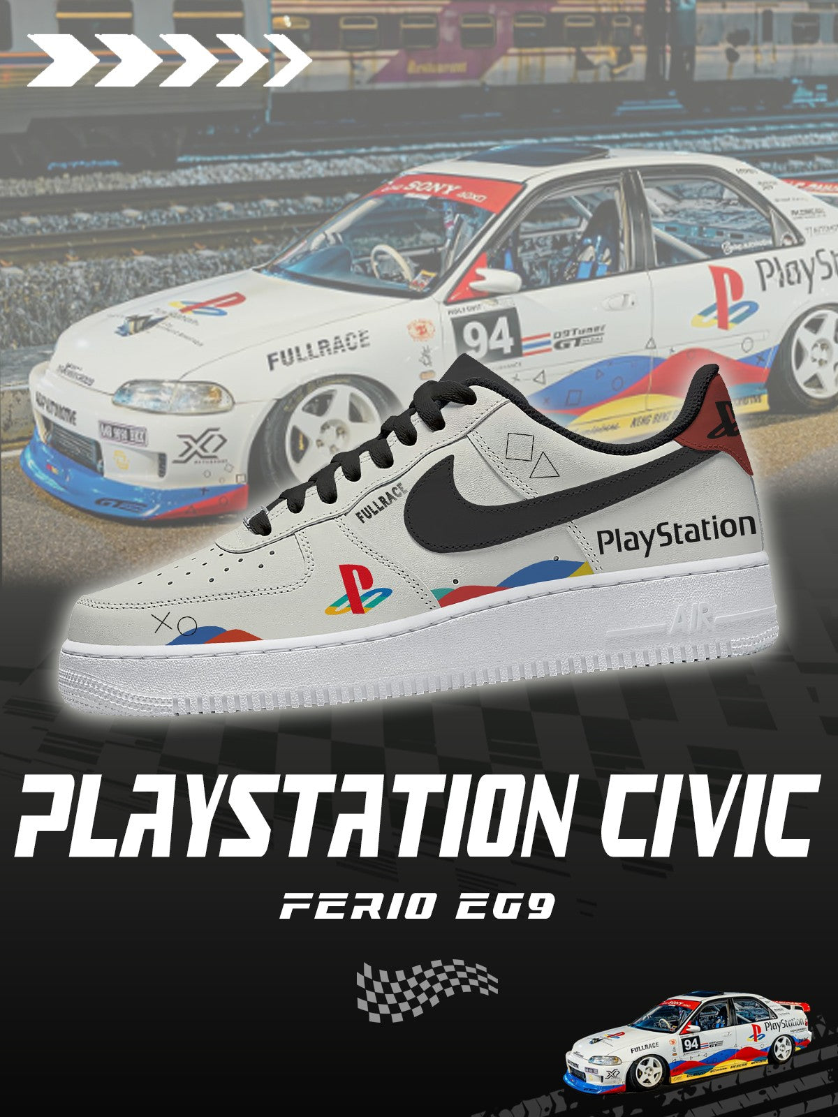 Ténis personalizados Civic Ferio EG9 V.1