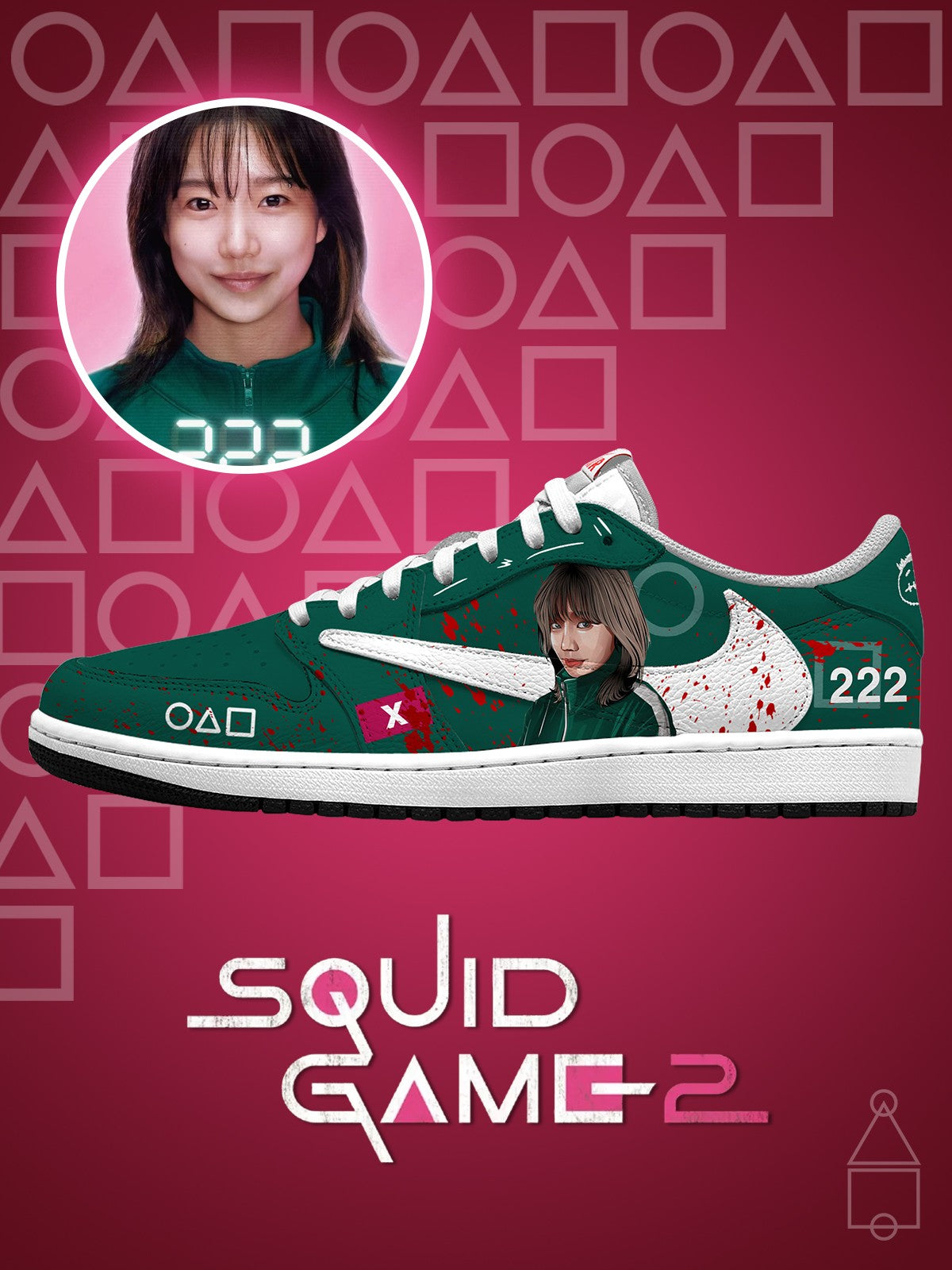 Player 222 V.1 Custom TS Low Sneakers