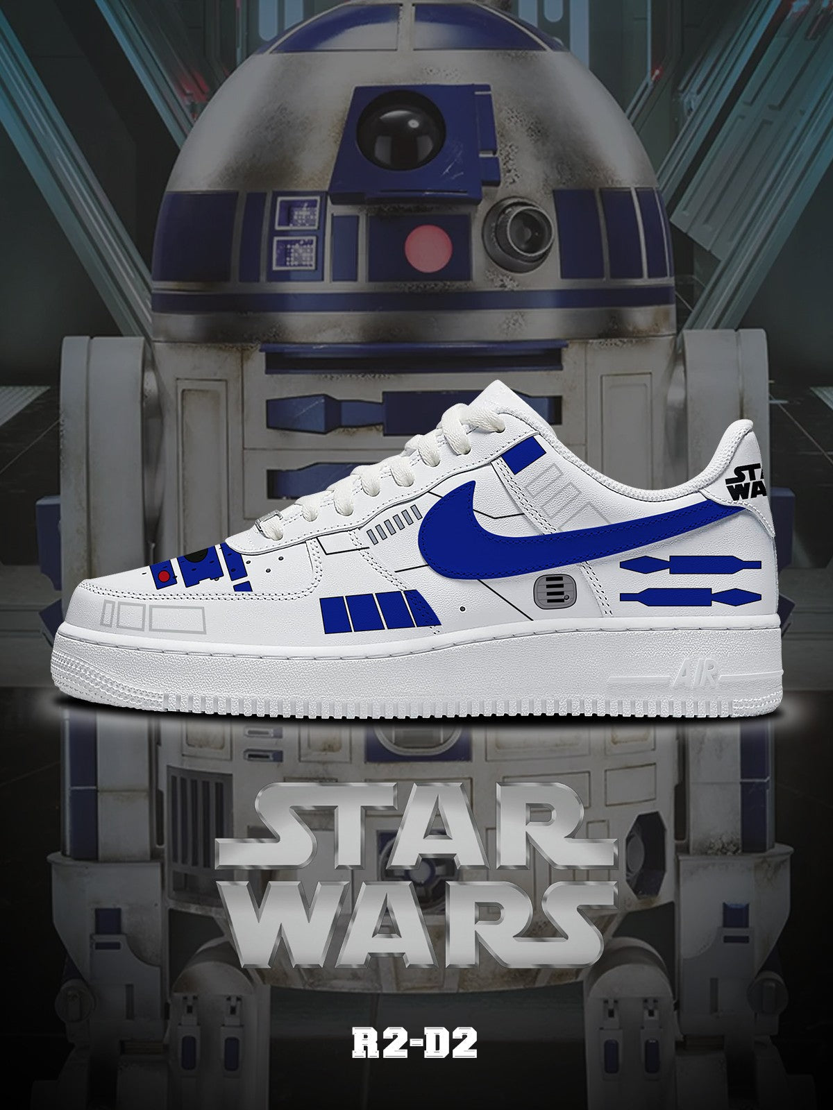 R2-D2 V.1 Custom Sneakers
