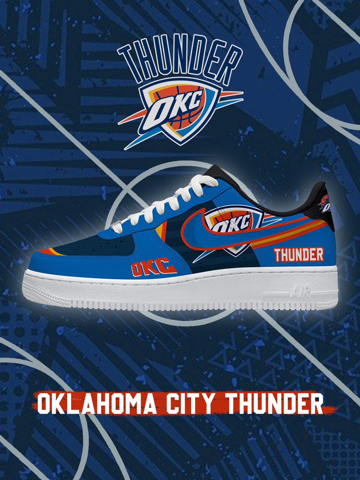 Zapatillas personalizadas Oklahoma City Basketball V.4