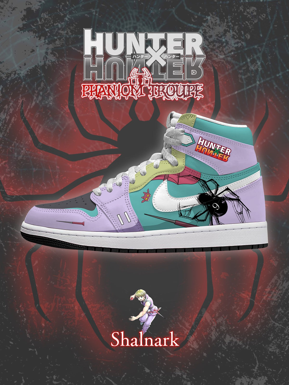 Ténis de cano alto personalizados Shalnark V.1