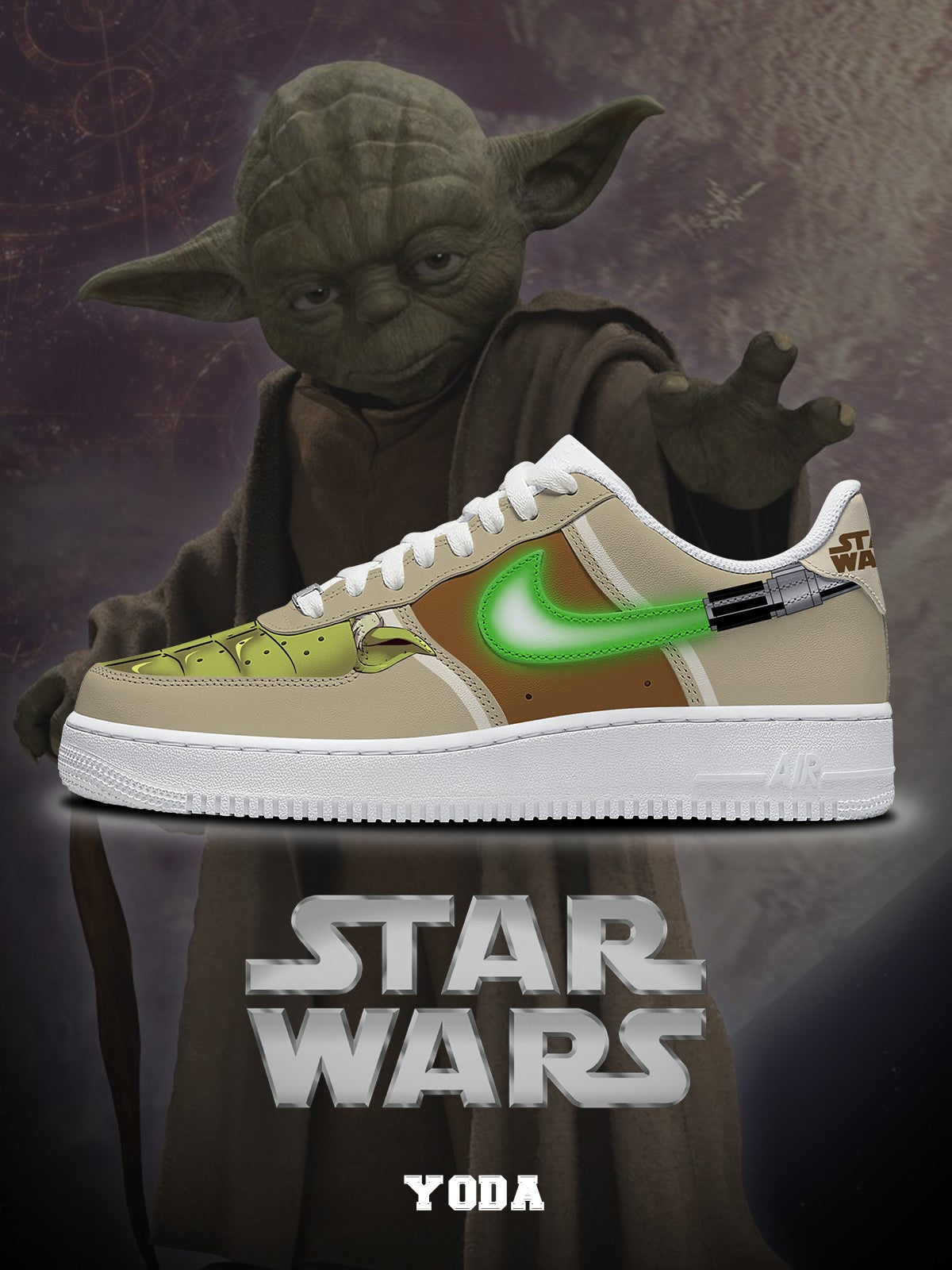 Ténis personalizados Yoda V.1