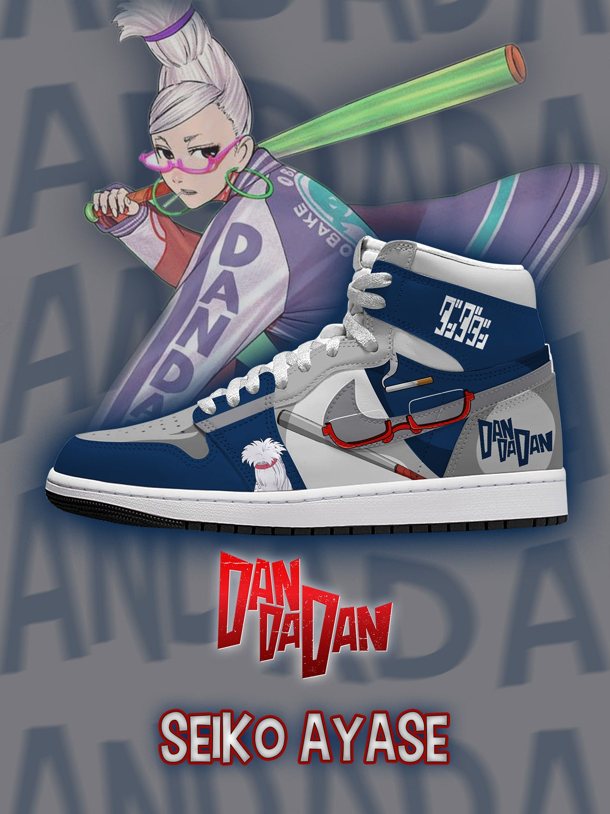 Ténis de cano alto personalizados Seiko Ayase V.1