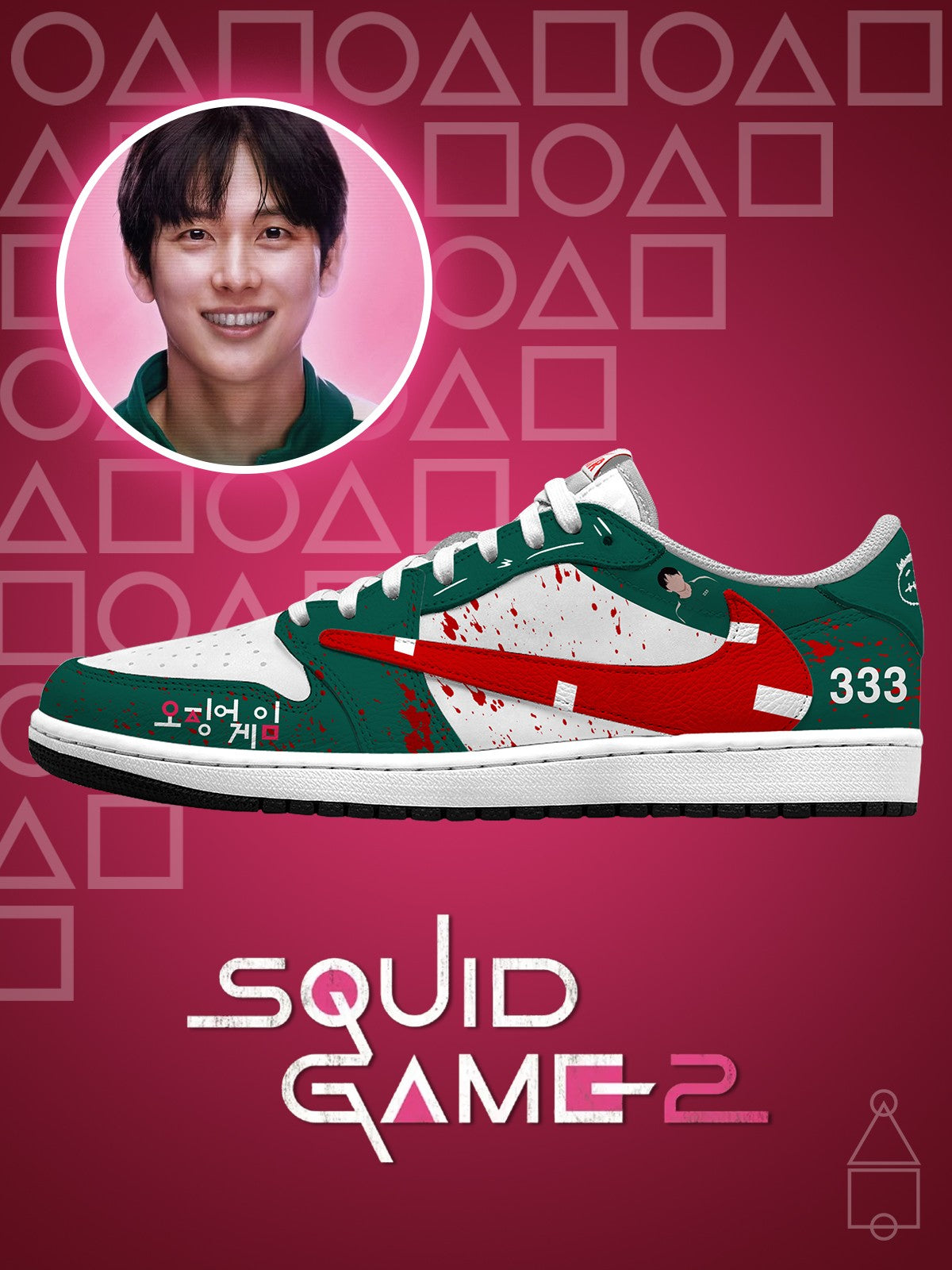 Player 333 V.1 Custom TS Low Sneakers