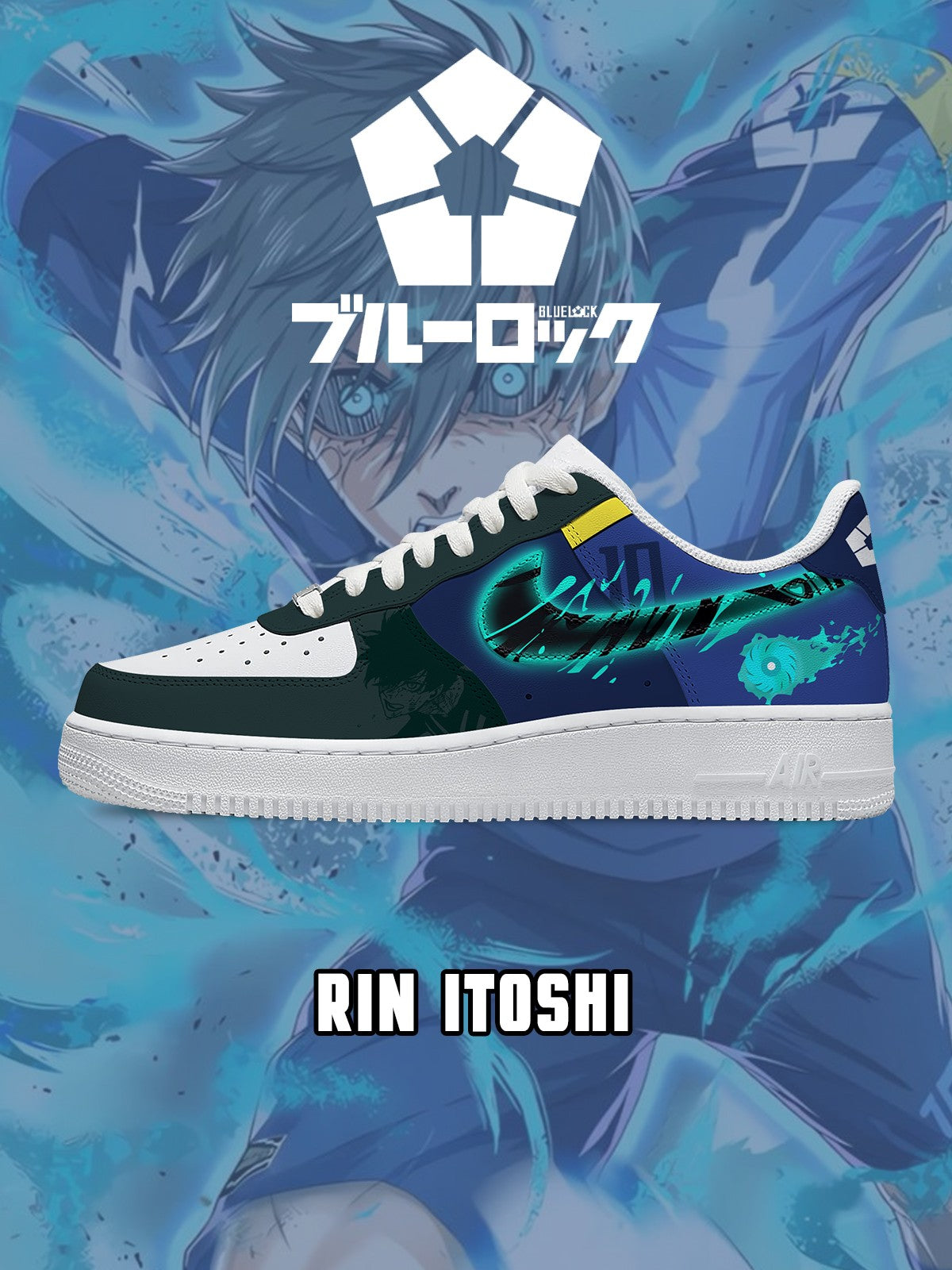 Rin Itoshi V.6 Custom Sneakers