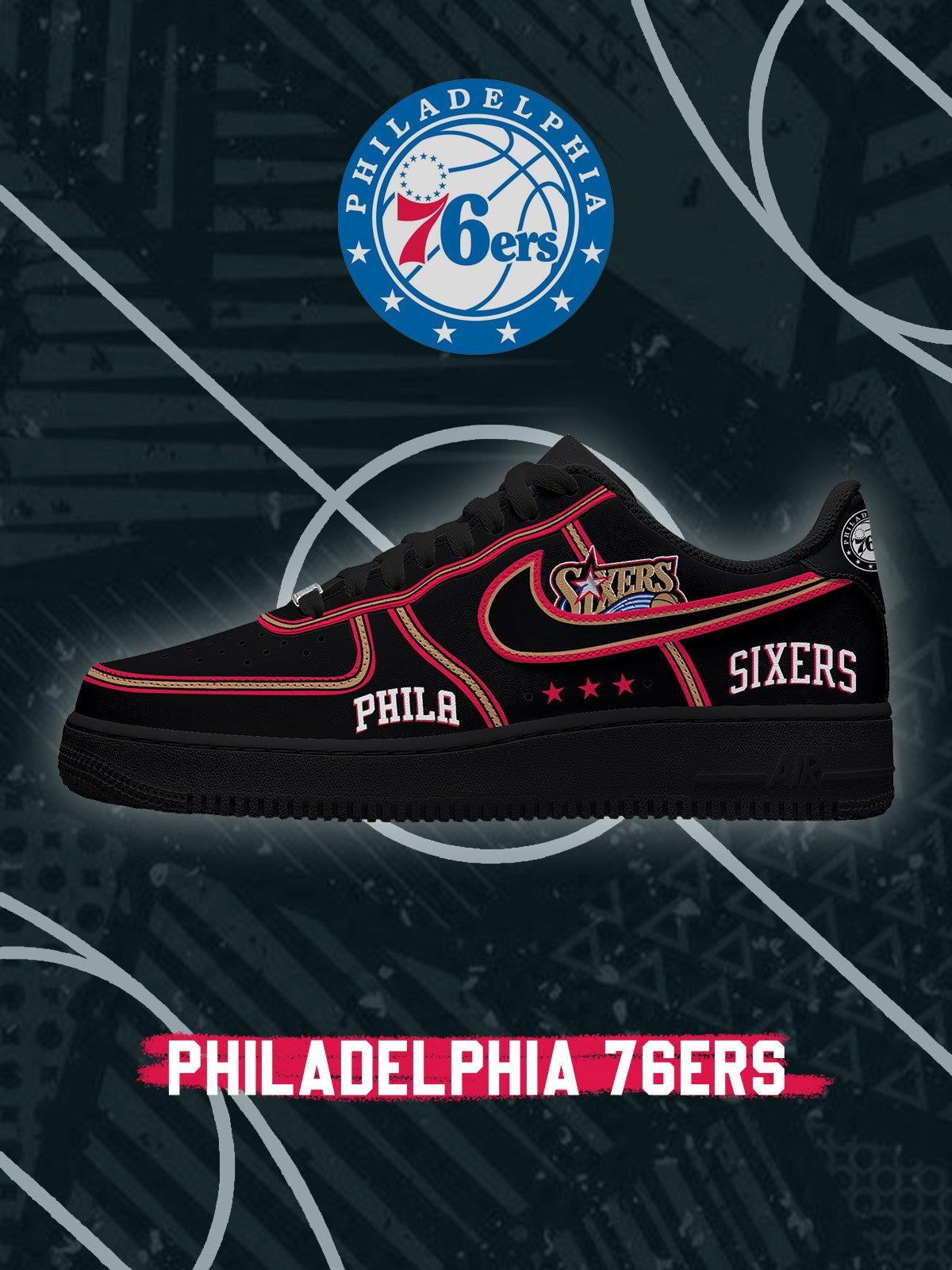 Philadelphia Basketball V.4 Custom Sneakers