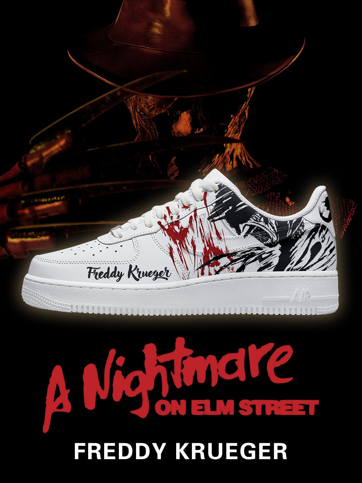 Zapatillas personalizadas Freddy Krueger V.1
