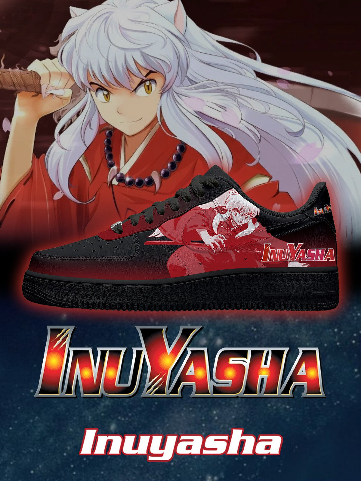 Baskets personnalisées Inu Yasha V. 2