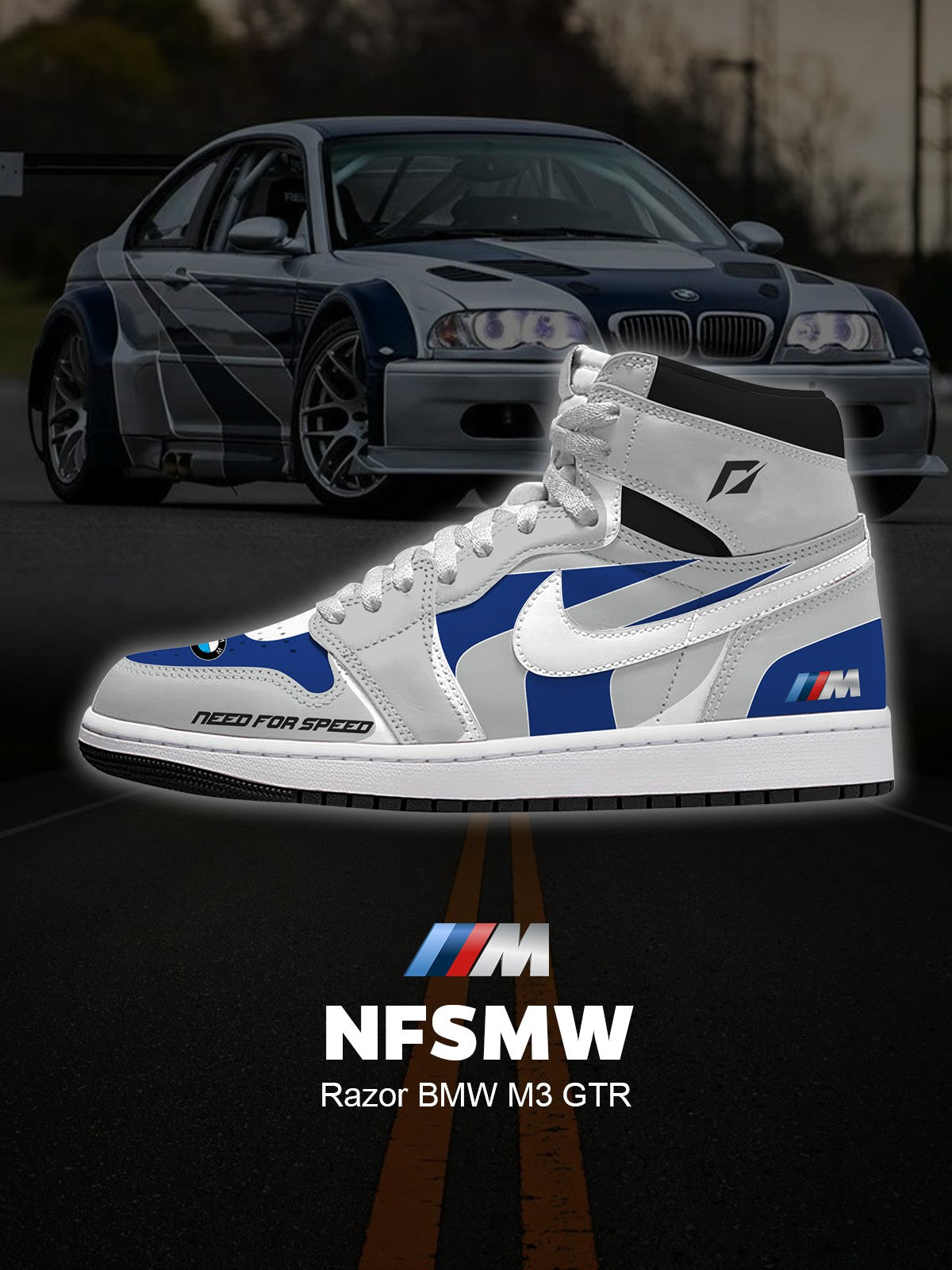 Razor M3 GTR V.1 Custom High-Top Sneakers
