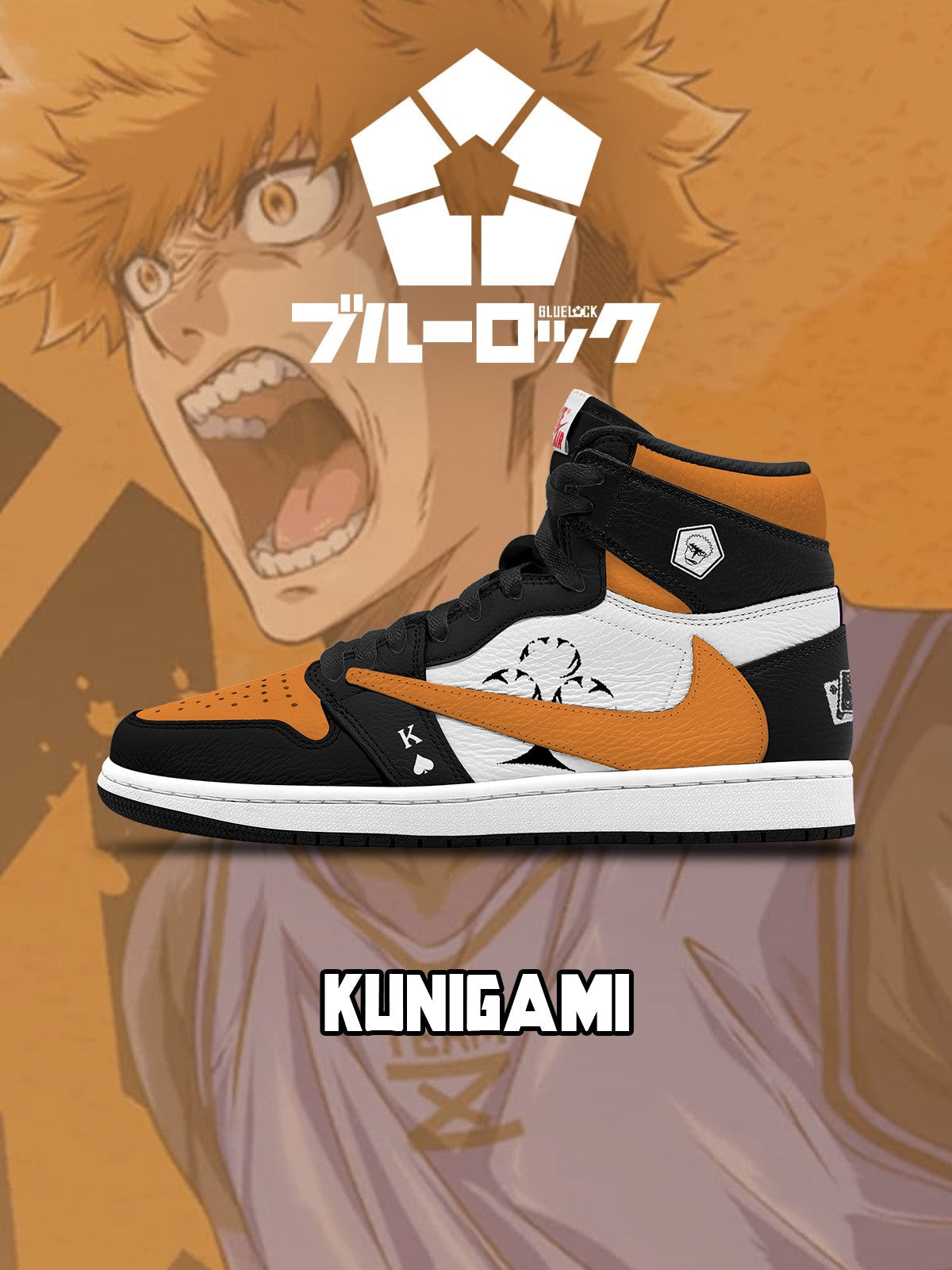 Rensuke Kunigami V.1 Custom TS High Sneakers