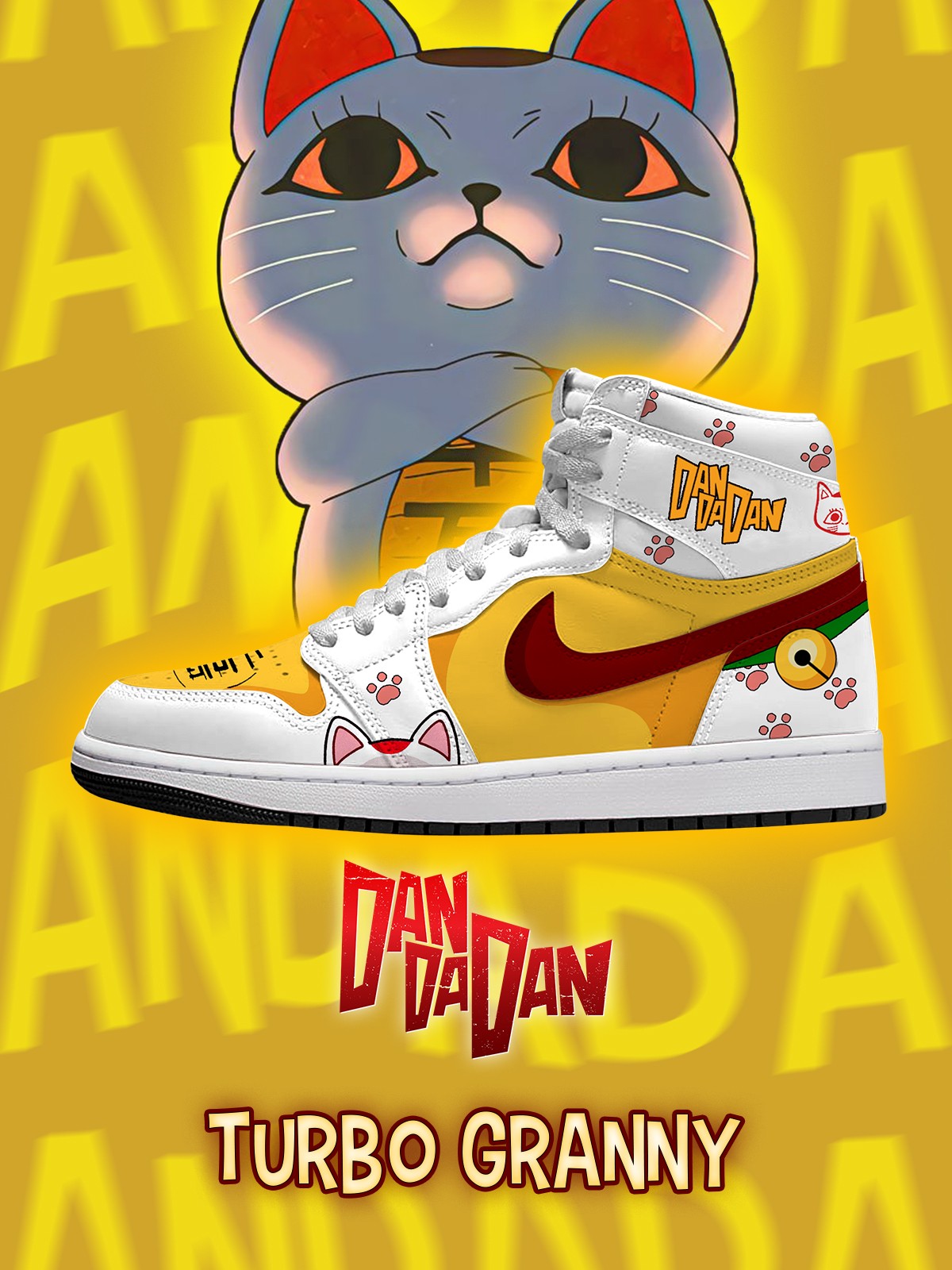Ténis de cano alto personalizados Turbo Granny V.1