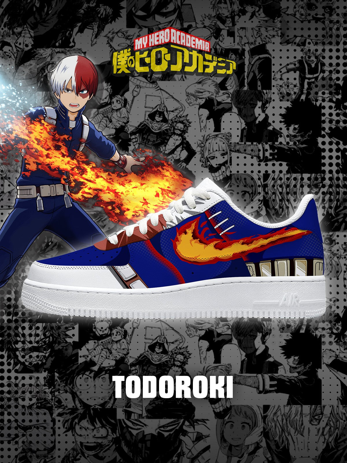 Shoto Todoroki V.2 Ténis Personalizados
