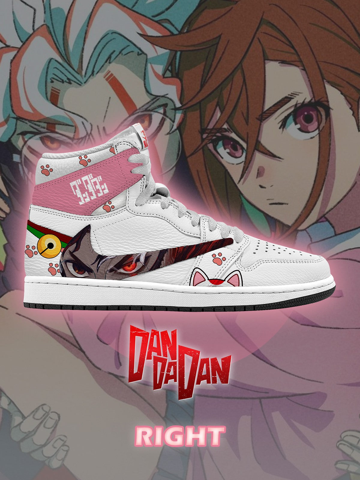 Zapatillas altas TS personalizadas Okarun y Momo V.1