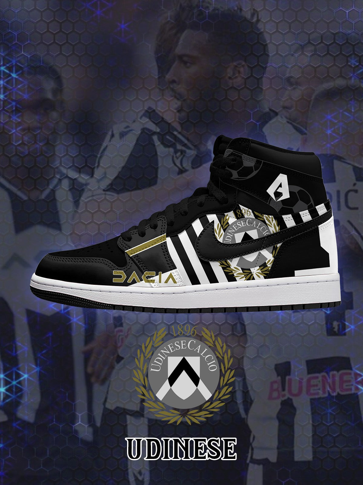 Udinese V.1 Custom High-Top Sneakers