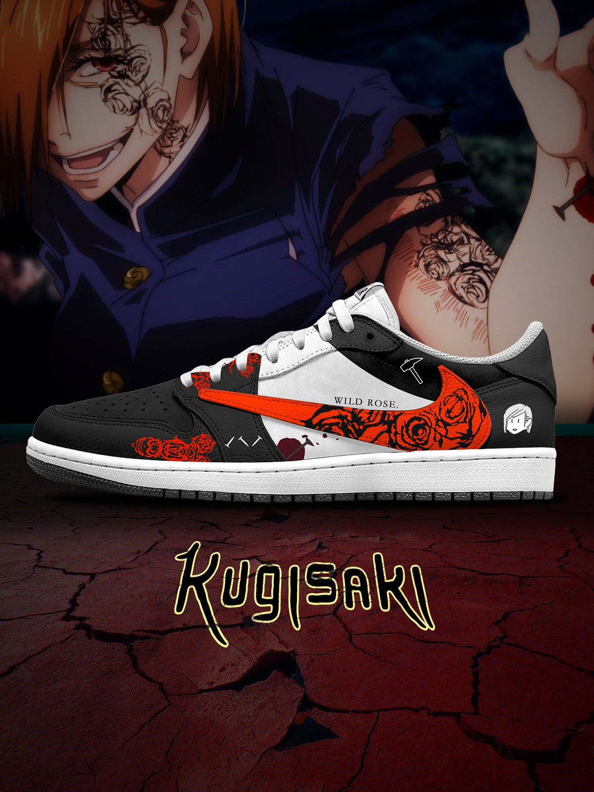 Nobara Kugisaki V.1 Custom TS Low Sneakers