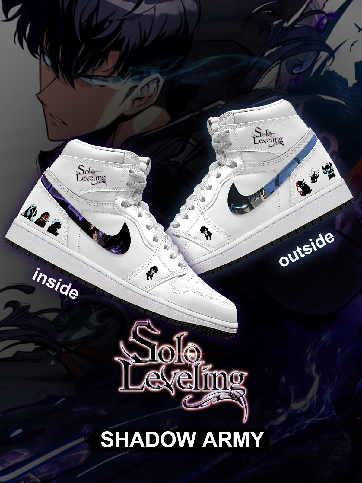 섀도우 아미 V.1 커스텀 하이탑 스니커즈