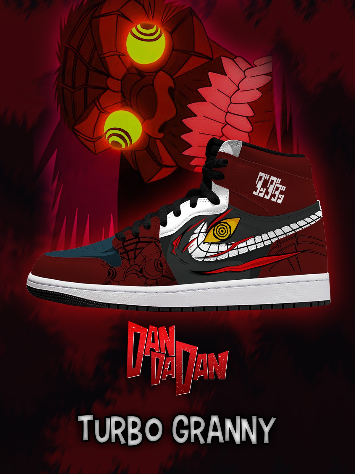 Ténis de cano alto personalizados Turbo Granny V.2