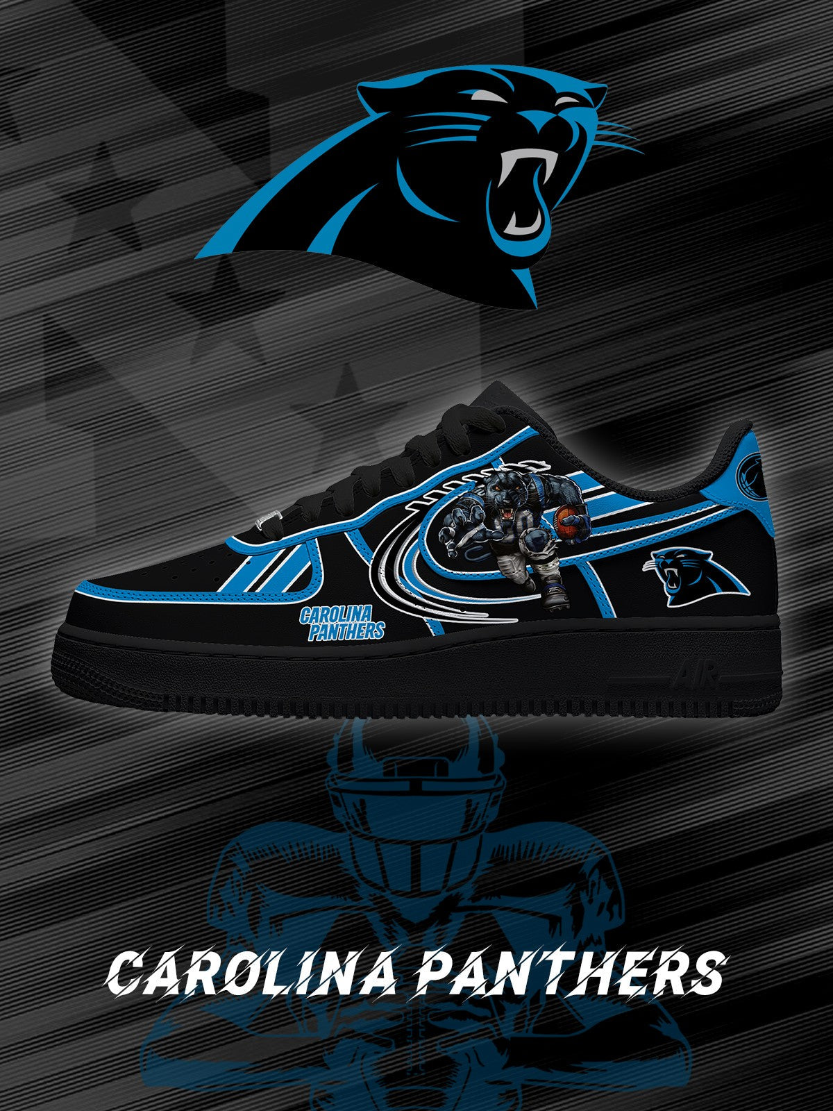 Carolina Football V.2 Custom Sneakers