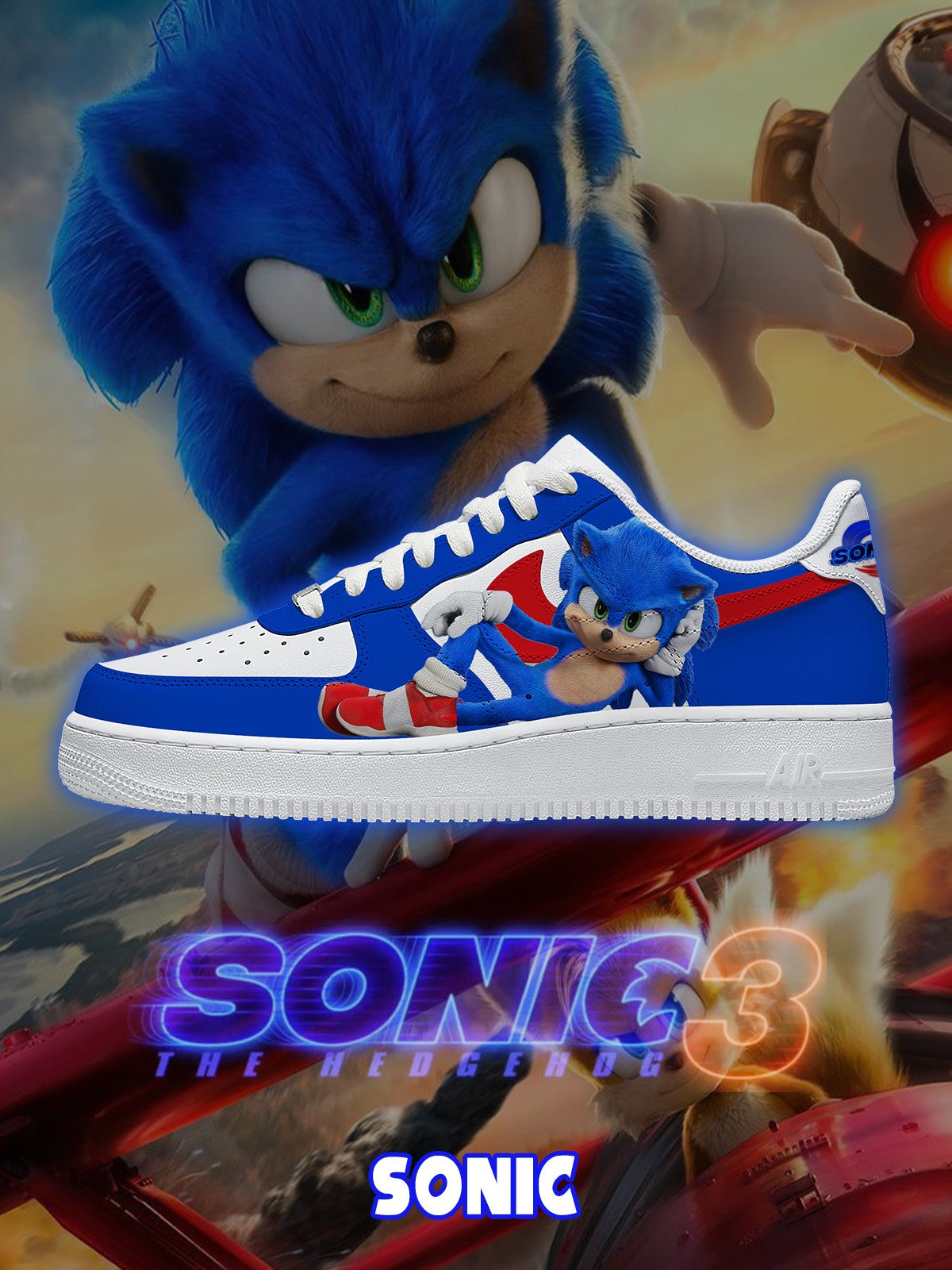 Baskets personnalisées Sonic V. 3