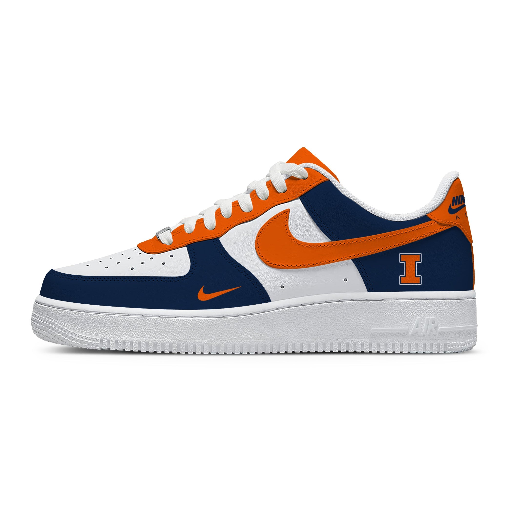 Illinois College Custom Sneakers