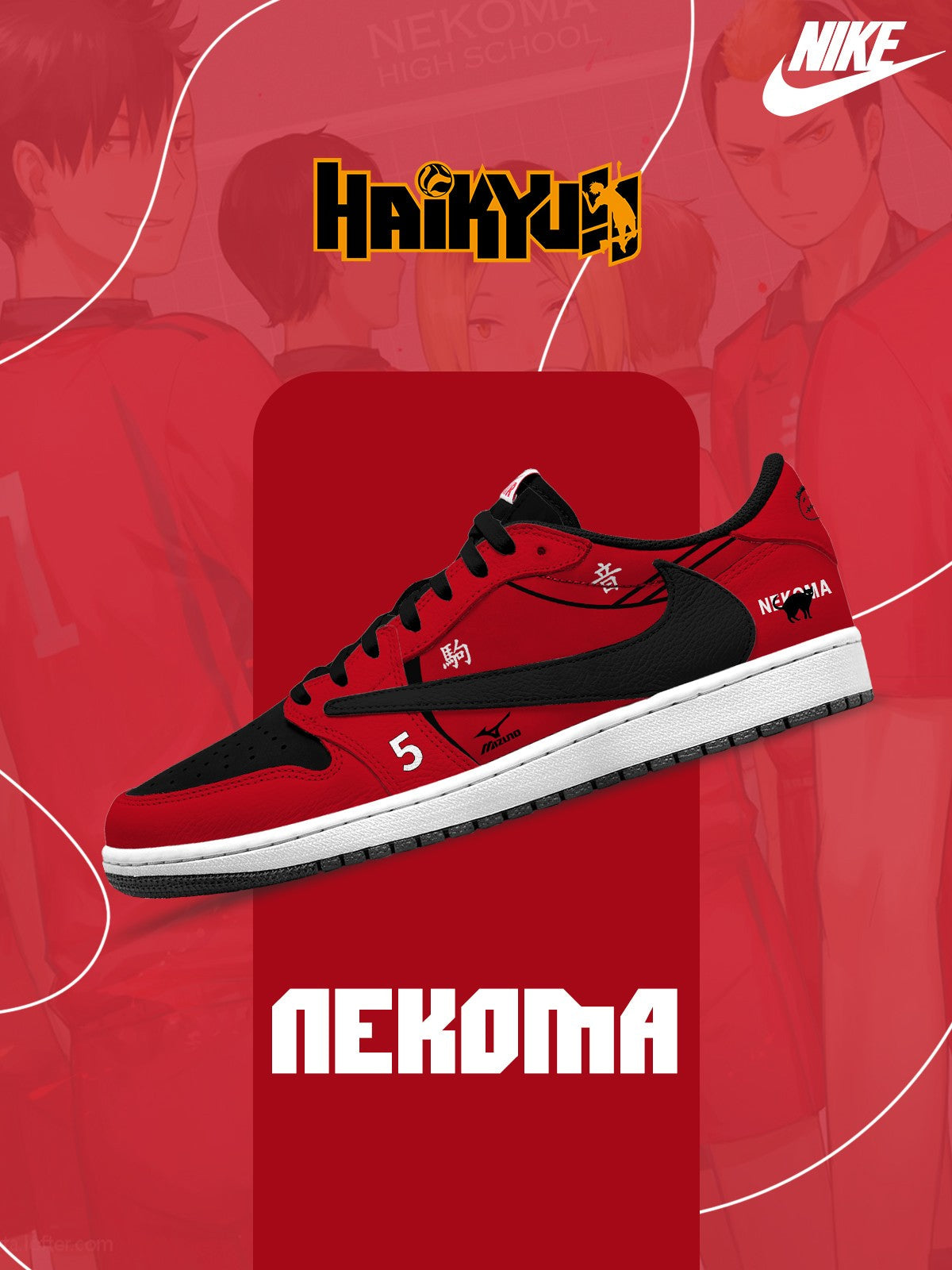 Zapatillas bajas Nekoma High V.1 Custom TS