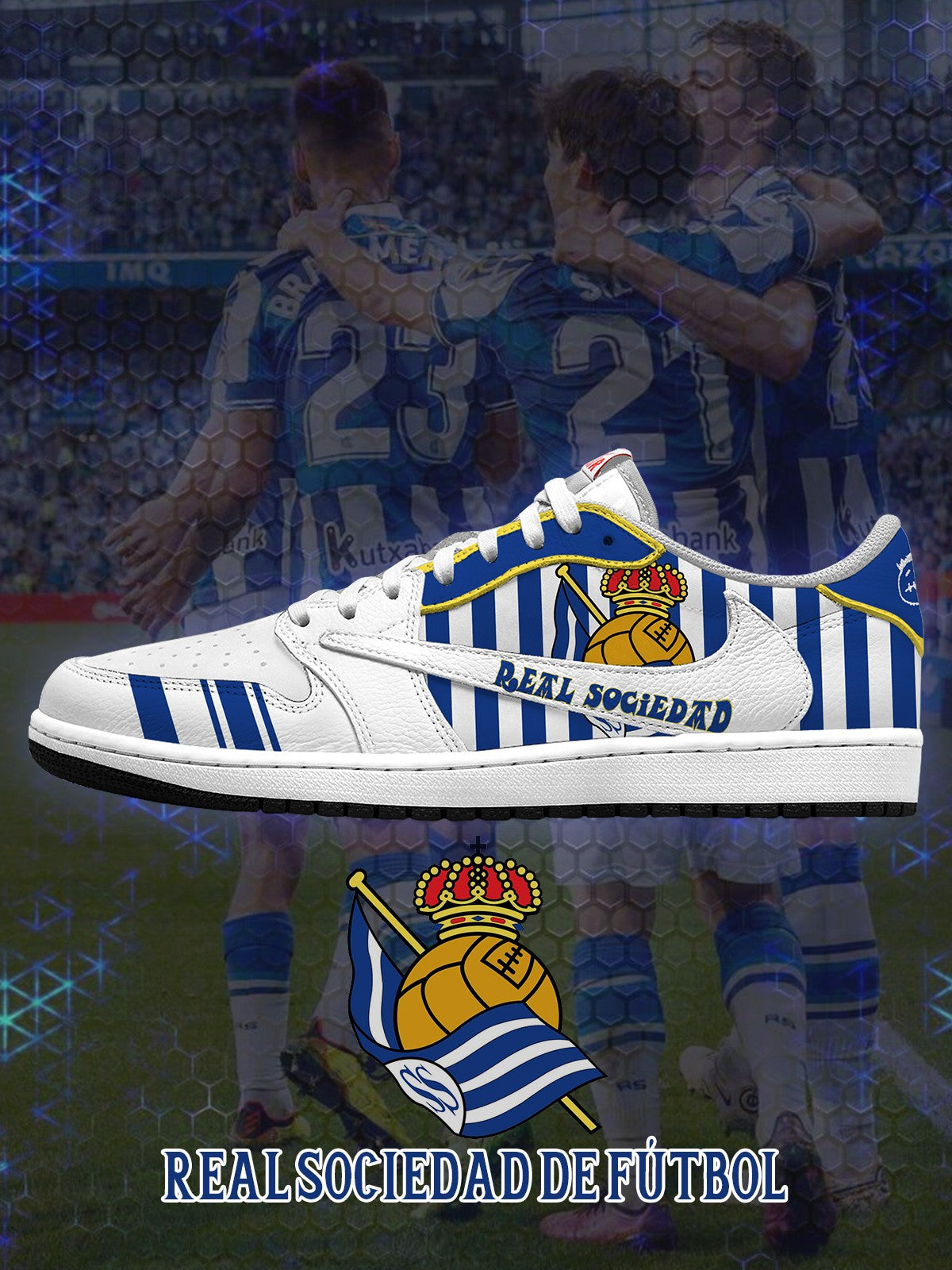 Baskets basses personnalisées La RealV. 1 TS