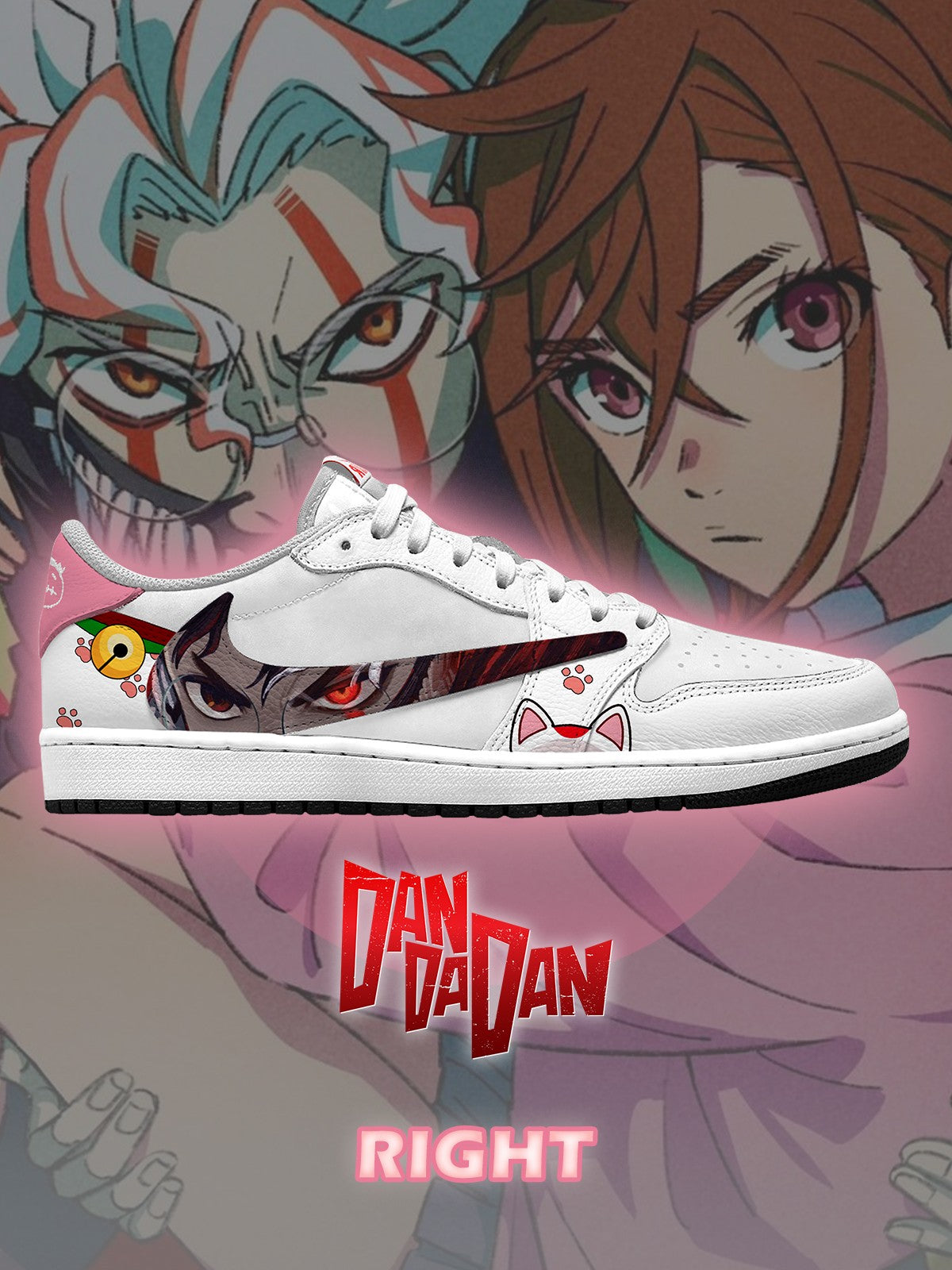 オカルン＆モモ V.1 カスタム TS ロースニーカー