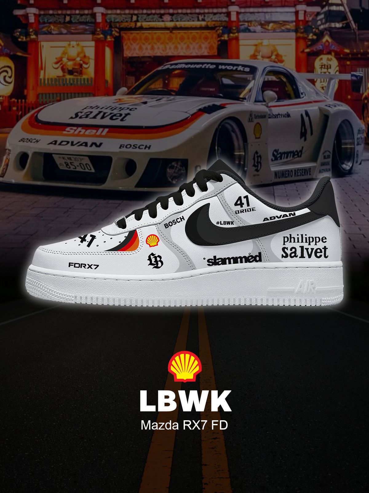 Ténis personalizados RX7 FD